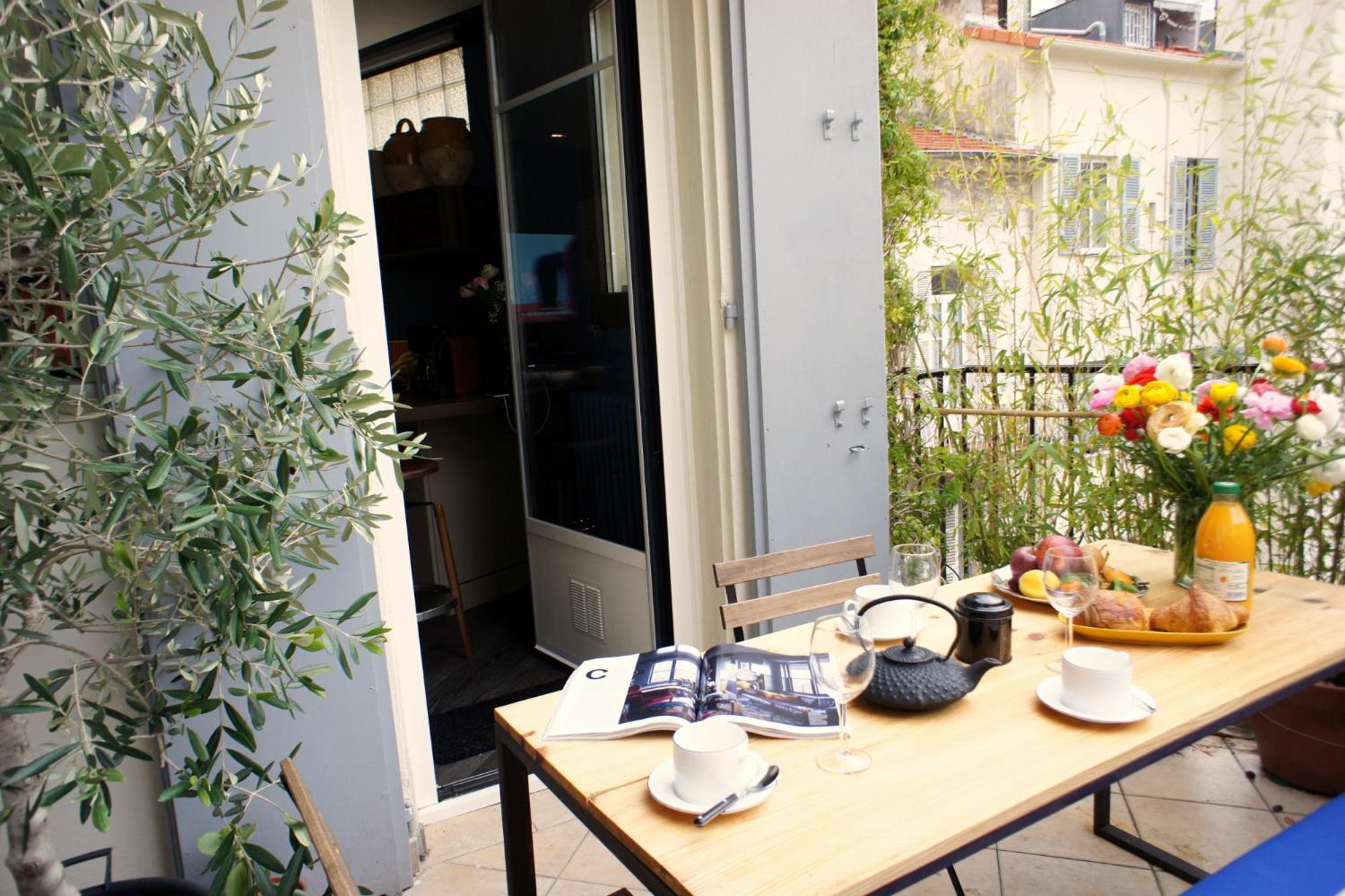 Ze Perfect Place - Elegant Appartement Avec Terrasse - Promenade Des Arts Ницца Экстерьер фото